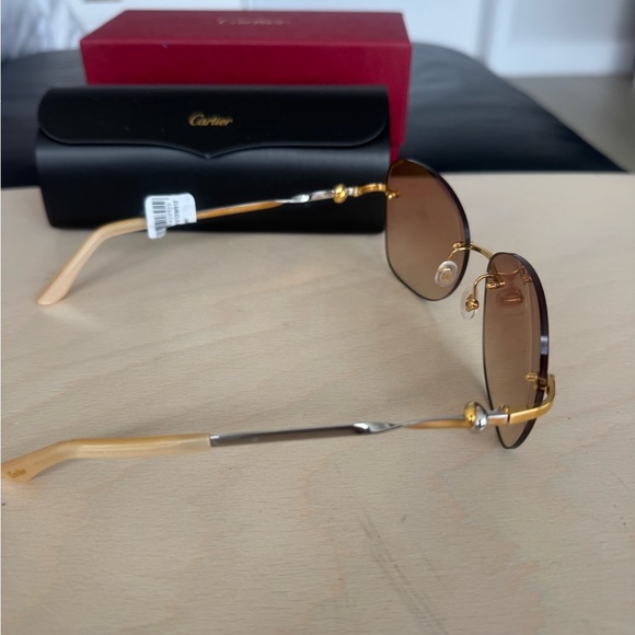 Cartier Pink Gold Gradient Sunglasses - Picture 4 of 12